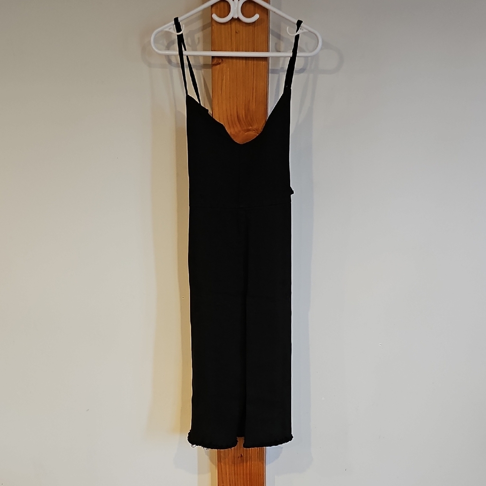 LACAUSA Black Mini Dress